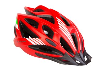 Шлем велосипедный с козырьком СIGNA WT-036 красный