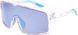 Окуляри Relax Gull кристільні/прозорі кристальні, лінза smoke (Polarized TAC 1,0 mm), ice blue revo