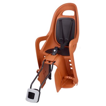 Дитяче крісло заднє POLISPORT Groovy Maxi FF 29" на підсідельну трубу, 9-22 кг, коричневе