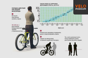 Як правильно підібрати розмір рами велосипеда