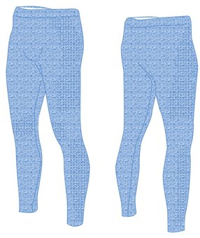 Термобілизна дитяча R2 Bassy (штани довгі) Синій melange 6Y
