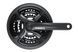 Шатуны ONRIDE Trio 840P, под квадрат, 175 мм, 48-38-28Т, на 8/7/6 шв., черный