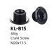 Болт левого шатуна Kenli KL-B15, алюминий, M20x13,5 (Hollowtech)