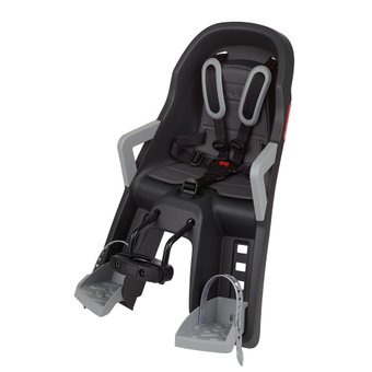 Дитяче крісло переднє POLISPORT Guppy Mini+ FHT на рульову трубу, 9-15 кг, сіре