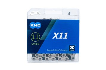 Ланцюг 11шв. 118зв. KMC X11 з замком NEW BOX