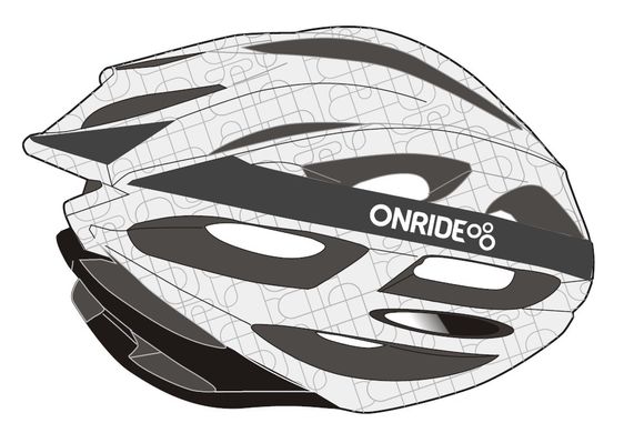 Шолом ONRIDE Grip білий M (55-58 см)