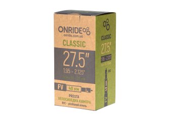 Камера ONRIDE Classic 27.5"x1.95-2.125" FV 48 RVC - розбірний ніпель