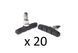 Гальмівні колодки ONRIDE Set-60, для V-brake 60 мм (20 пар)